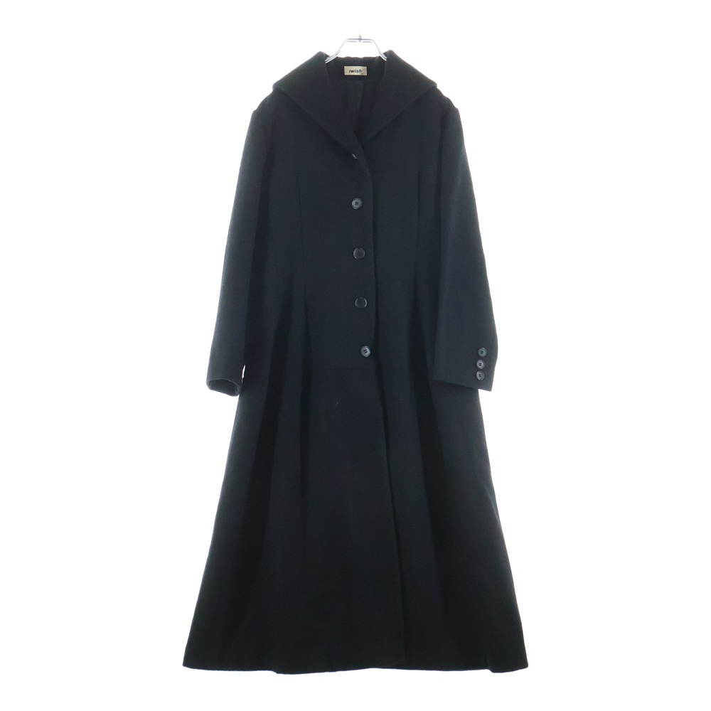 BIS iwish アイウィッシュワイズビス ウールロングコート ダブルボタンコート ブラック IY-C34-173 Bランク