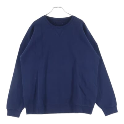 JUMBO SWEAT L/S UNEVEN DYE ジャンボ スウェット クルーネックスウェット ブルー 0120105010008 Aランク