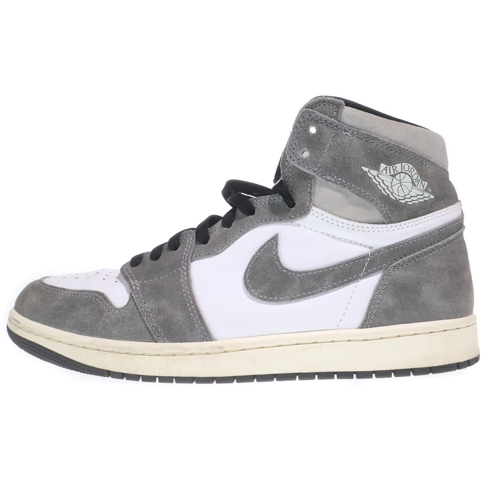 Air Jordan 1 Retro High OG エアジョーダン1 レトロ ハイ OG ハイカットスニーカー シューズ US10.5/28.5cm ホワイト/グレー DZ5485-051 Bランク