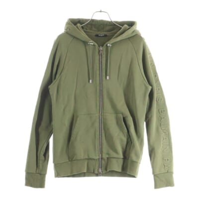 ZIPUP HOODIE ジップアップ フーディー パーカー カーキ 3122I240 Bランク