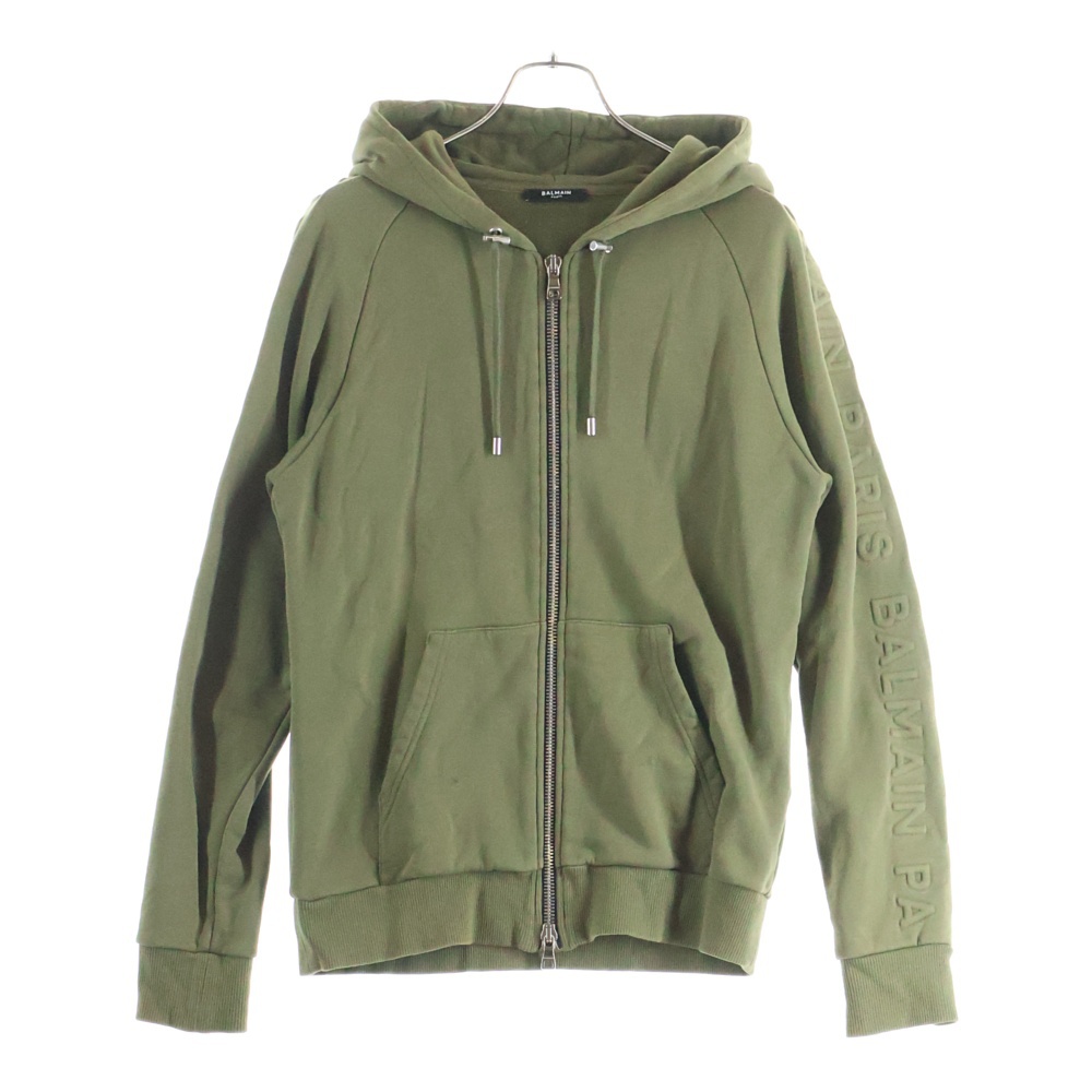 ZIPUP HOODIE ジップアップ フーディー パーカー カーキ 3122I240 Bランク