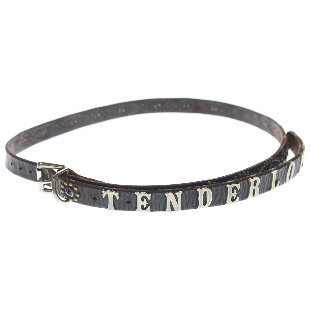 ネイバーフッド 24AW LEATHER BELT ステッチデザイン レザーベルト