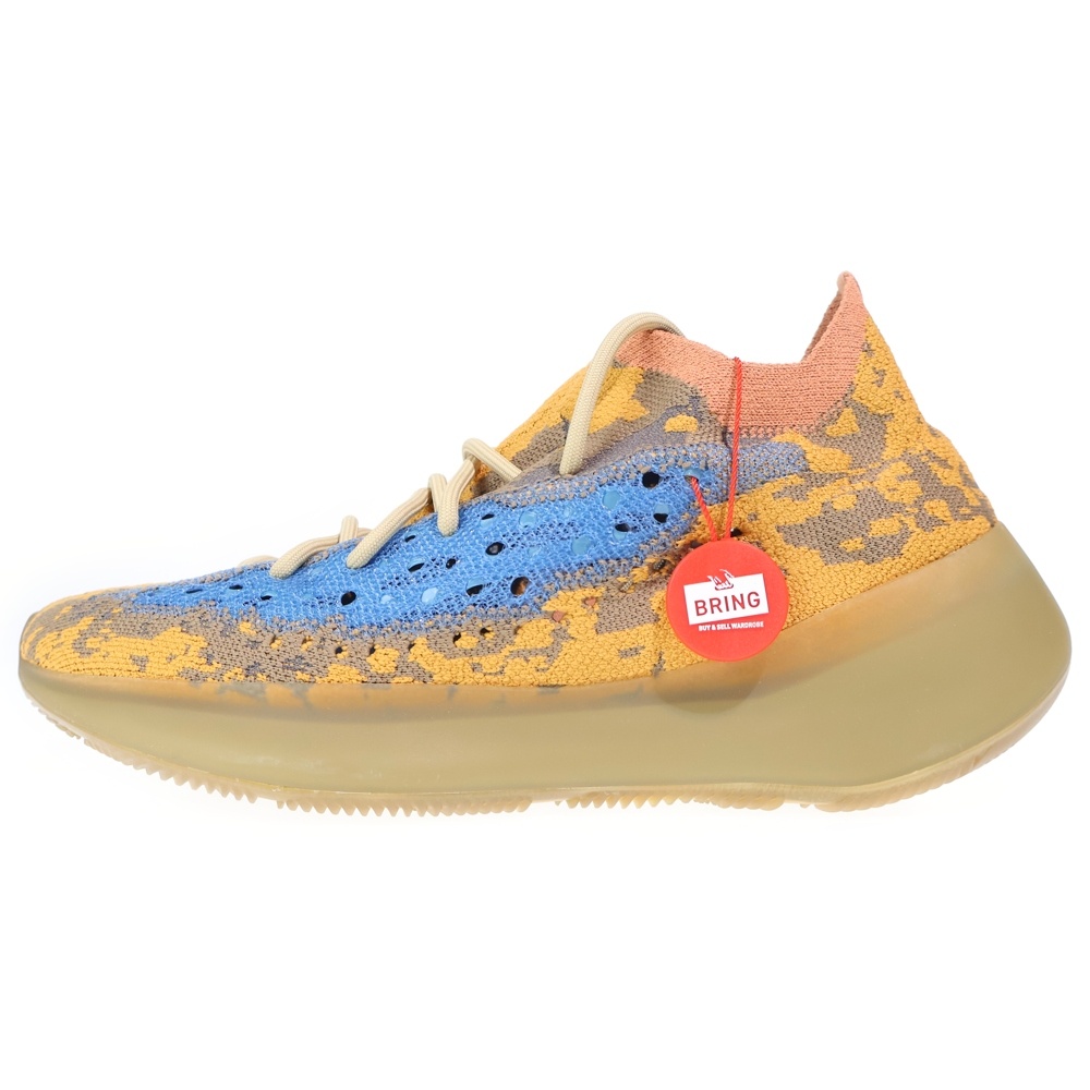Yeezy Boost 380 Blue Oat イージーブースト380 ブルー オート ローカットスニーカー イエロー US9/27cm Q47306 Sランク