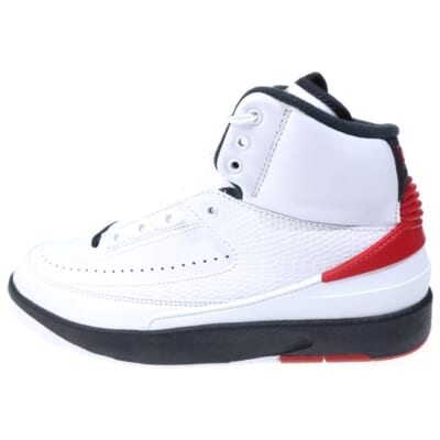WMNS Air Jordan2 Chicago 2022 エアジョーダン2 シカゴ 2022 ハイカットスニーカー US7.5/24.5cm ホワイト/レッド DX4400-106 Sランク