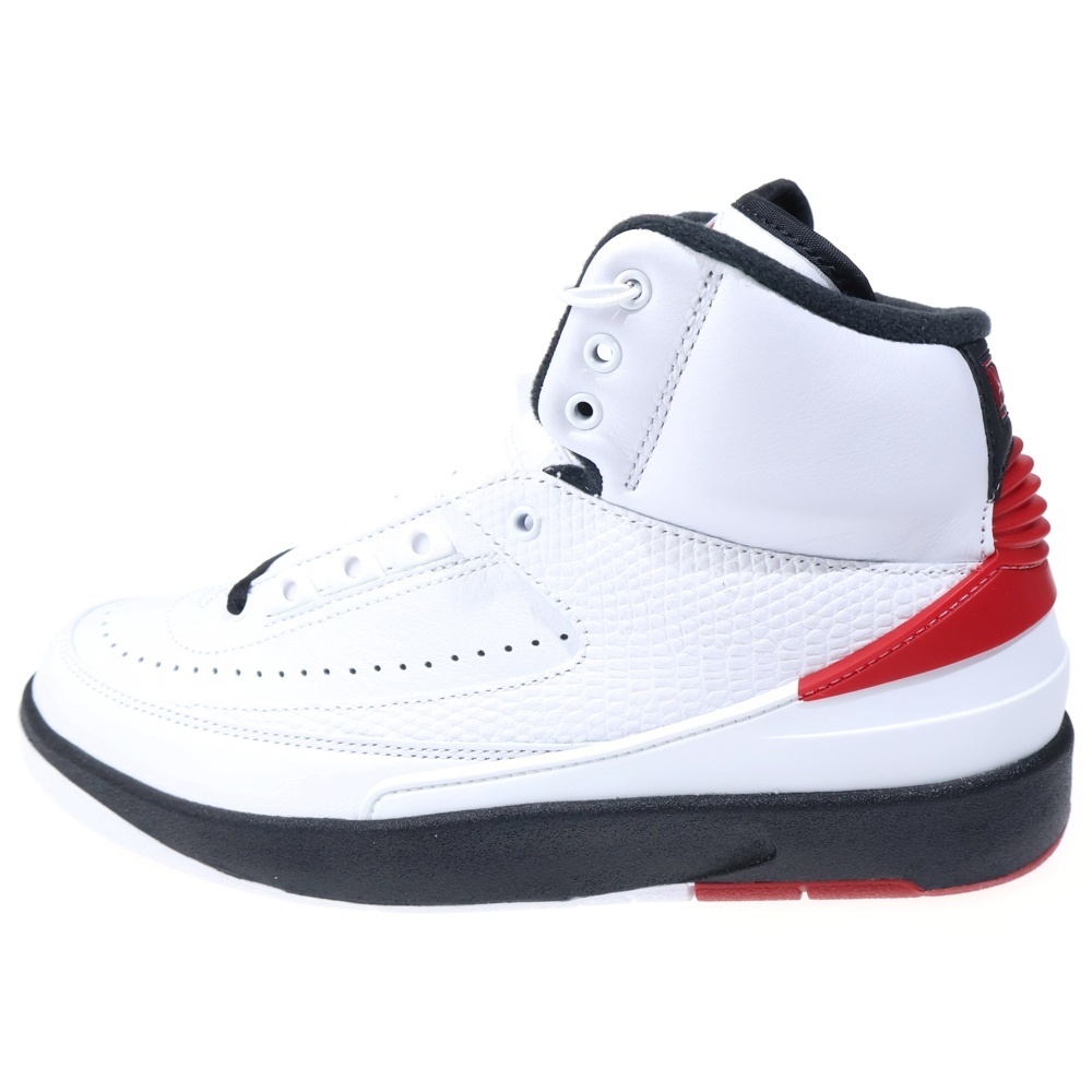 WMNS Air Jordan2 Chicago 2022 エアジョーダン2 シカゴ 2022 ハイカットスニーカー US7.5/24.5cm ホワイト/レッド DX4400-106 Sランク