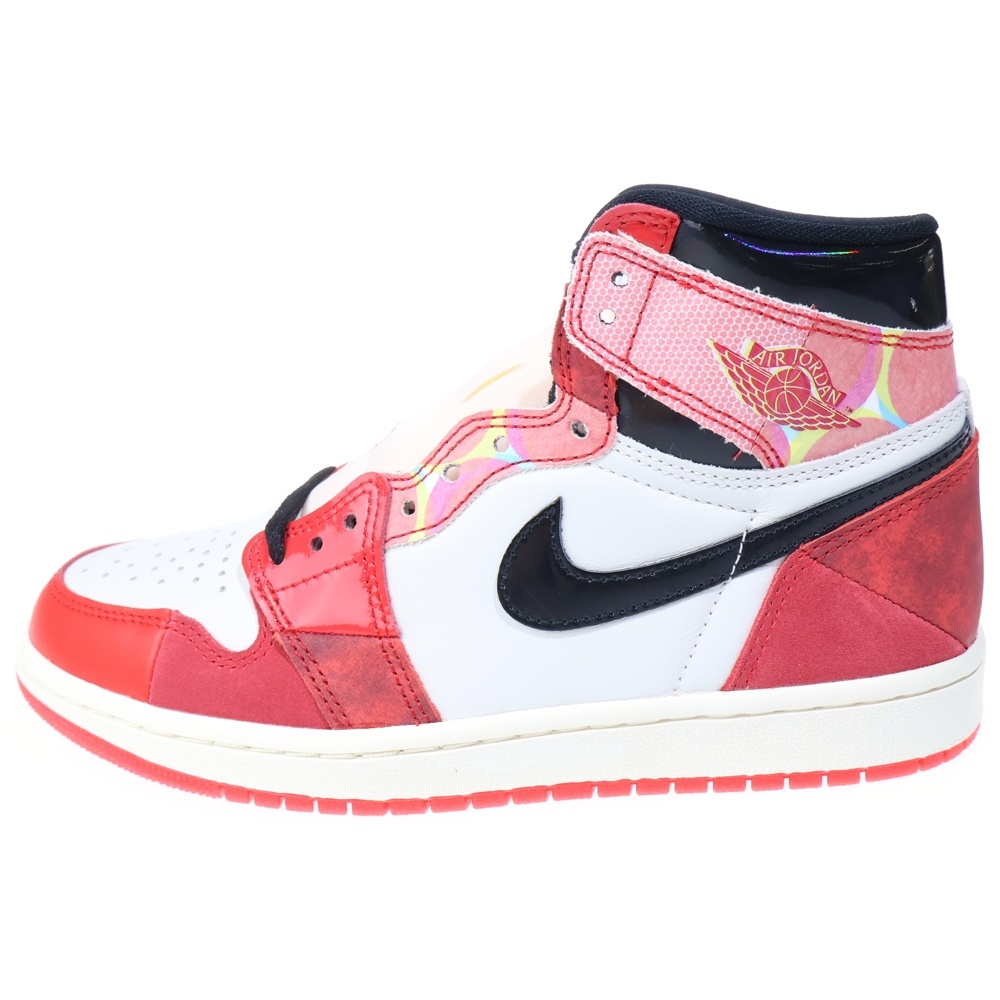 ×スパイダーマン エアジョーダン1 レトロ ハイ OG SP スパイダーマン・アクロス・ザ・スパイダーバース ハイカットスニーカー US6.5/24.5cm DV1748-601 Sランク