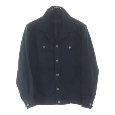 CLASSIC JEAN クラシックジーン バックフレアニーデザイン デニムジャケット ブラック Bランク