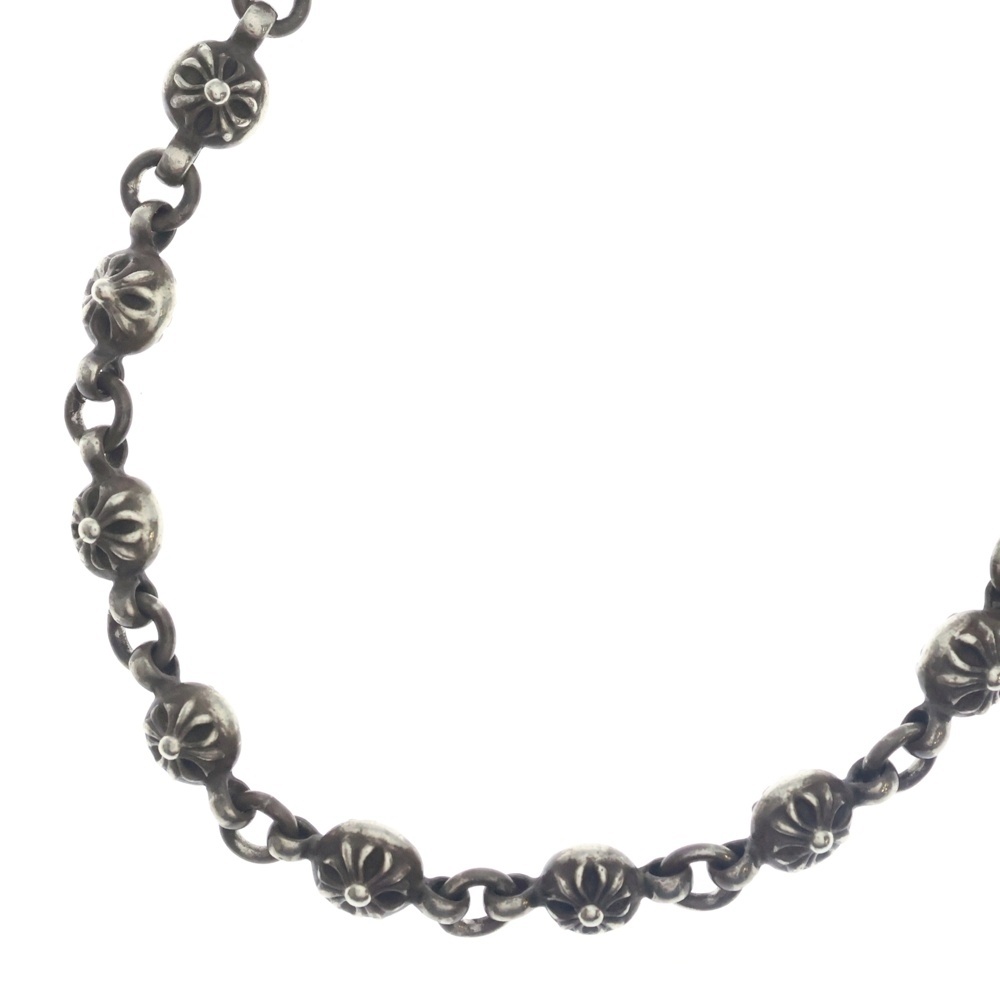 #1 CROSS BALL CHAIN 20 クロスボールチェーン ネックレス シルバー Bランク