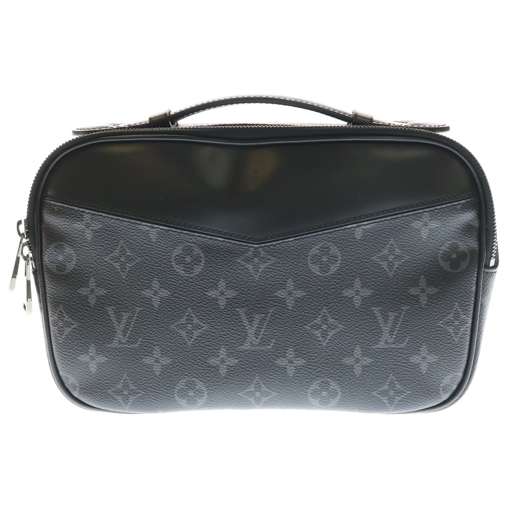 モノグラムエクリプス バムバッグ ハンドバッグ ブラック PVCレザー M42906 Bランク