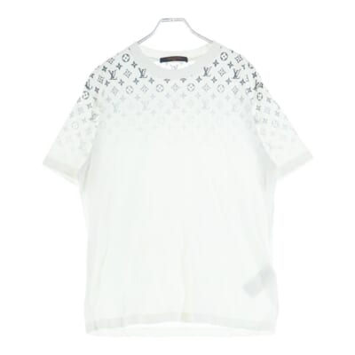 モノグラムグラディエント 半袖Tシャツ ホワイト RM252MQ FSB HQY42W Bランク