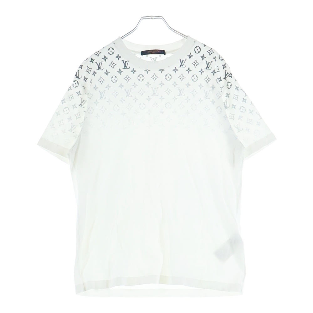 モノグラムグラディエント 半袖Tシャツ ホワイト RM252MQ FSB HQY42W Bランク