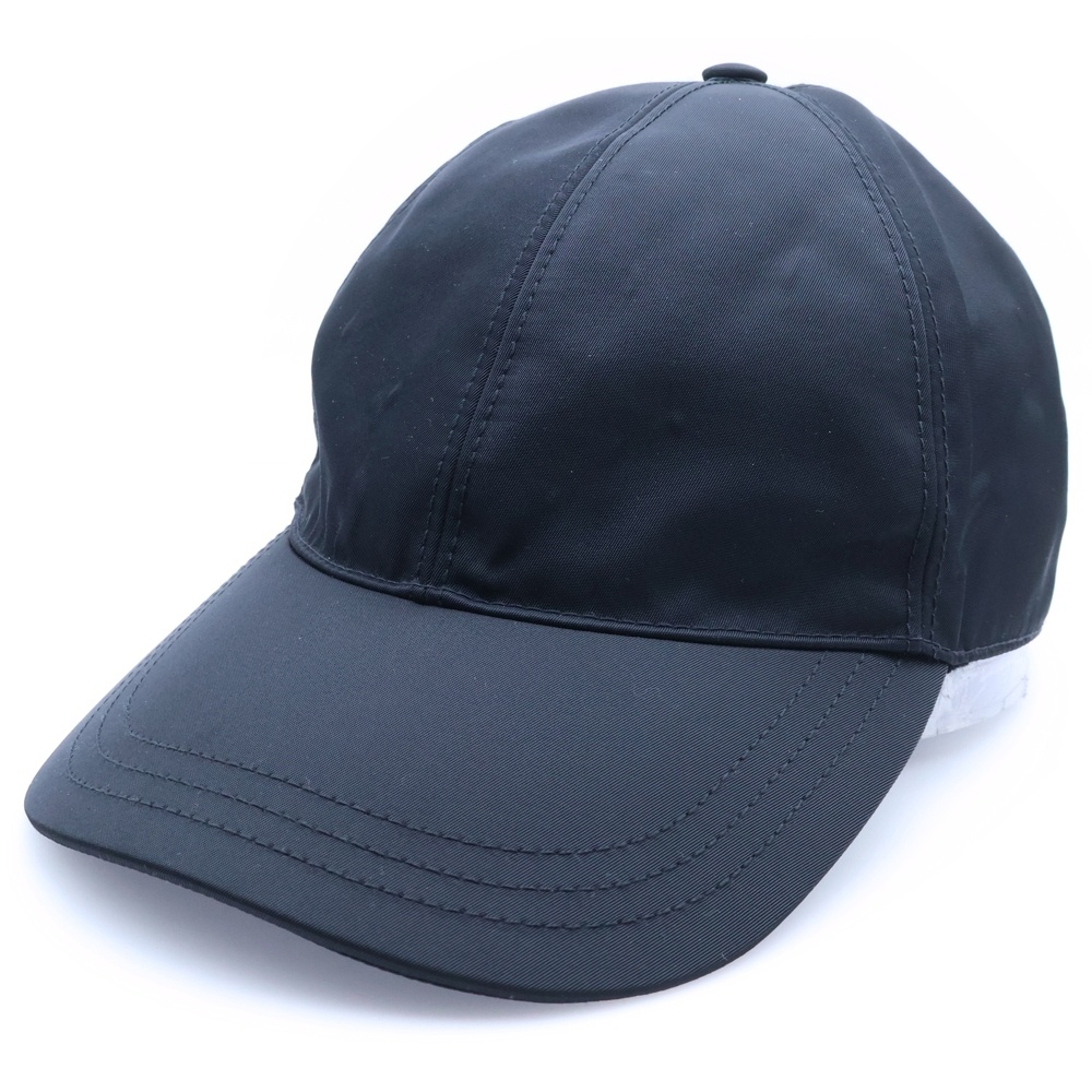 Triangle Logo Nylon Cap トライアングルロゴプレート ナイロン ベースボールキャップ 帽子 ブラック 1HC274 Bランク
