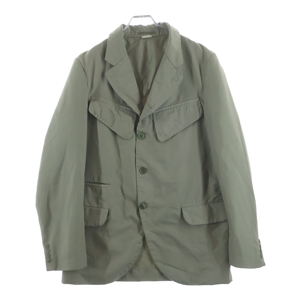ポリ縮絨 2Bテーラードジャケット DO-J045 カーキ Bランク