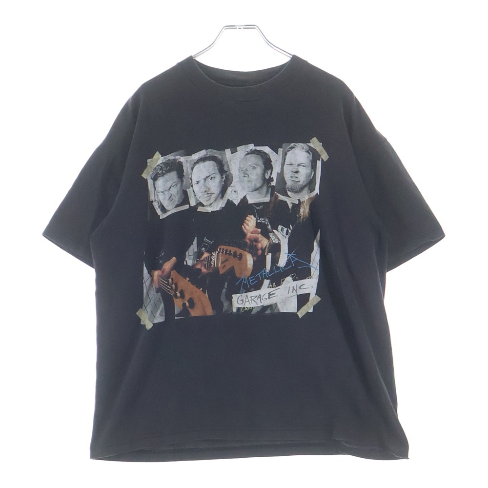 90s METALLICA Garage Inc. アルバム ジャケ写 半袖カットソーTシャツ ブラック Bランク