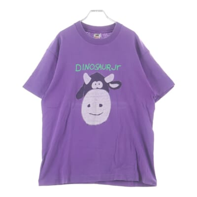 90S DINOSAUR JR COW & GORILLA ダイナソージュニア カウ & ゴリラ バンド 半袖Tシャツ カットソー パープル Bランク