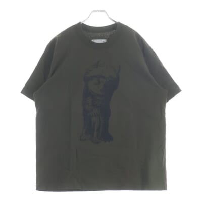 25AW WHERE THE WILD THINGS ARE T-Shirt 25-01008S プリント半袖Tシャツ カーキ Aランク