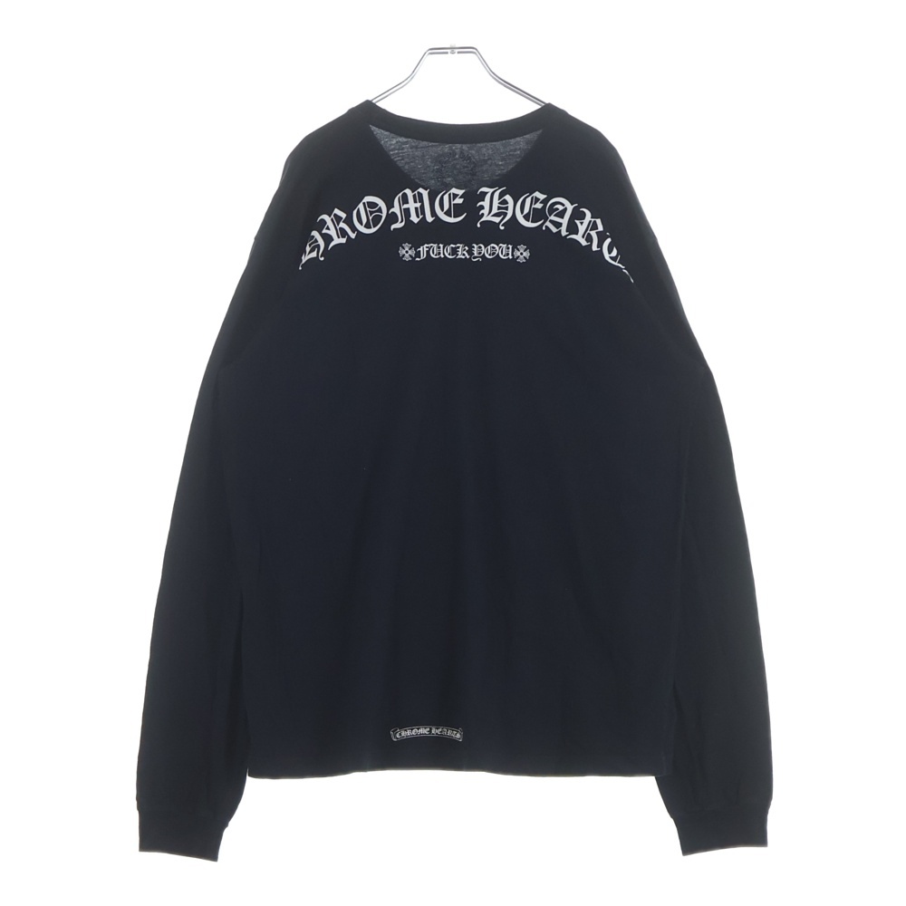 ARCH LOGO FUCH YOU アーチロゴ 長袖Tシャツ ロンT ブラック Bランク