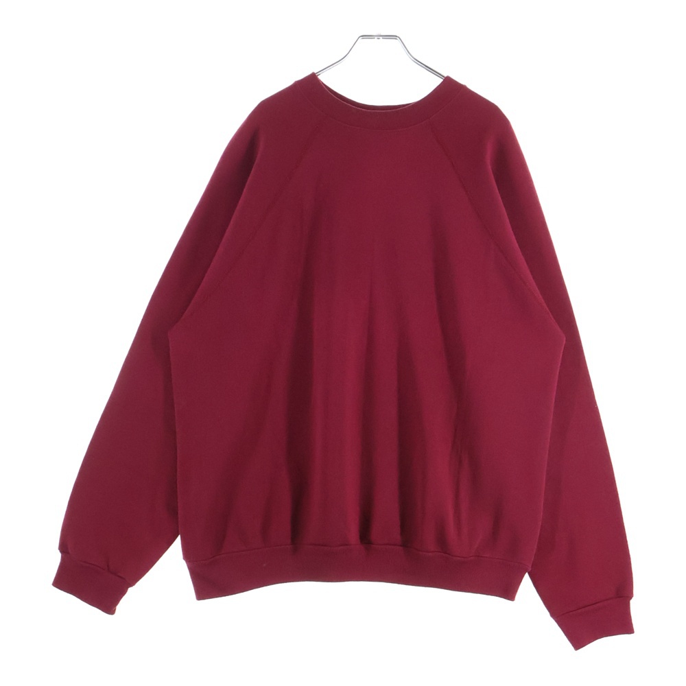 60S SOLID SWEAT ソリッド 無地 スウェットバーガンディ レッド Bランク