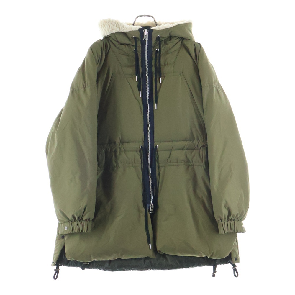 kolor 22ss ナイロンタフタ BIG ステンカラー コート カラー 緑 COLUR kolor カラー 22SS ナイロンタフタビッグステンカラーコート