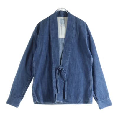 14AW LHAMO SHIRT ONE WASH ラモシャツ ワンウォッシュ デニム 長袖シャツ インディゴ 0114405007001 Bランク