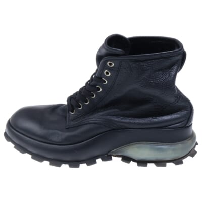 Silk Elba Boot レザーハイカットブーツ ブラック Bランク