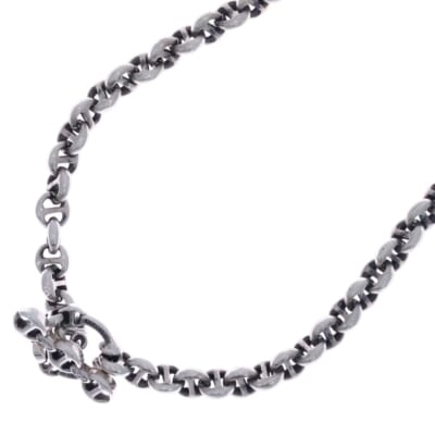 20INCH 5MM OPEN-LINK NECKLACE トグルダイヤモンド 5MM オープンリンク ネックレス シルバー Aランク
