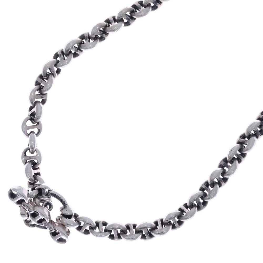 20INCH 5MM OPEN-LINK NECKLACE トグルダイヤモンド 5MM オープンリンク ネックレス シルバー Aランク