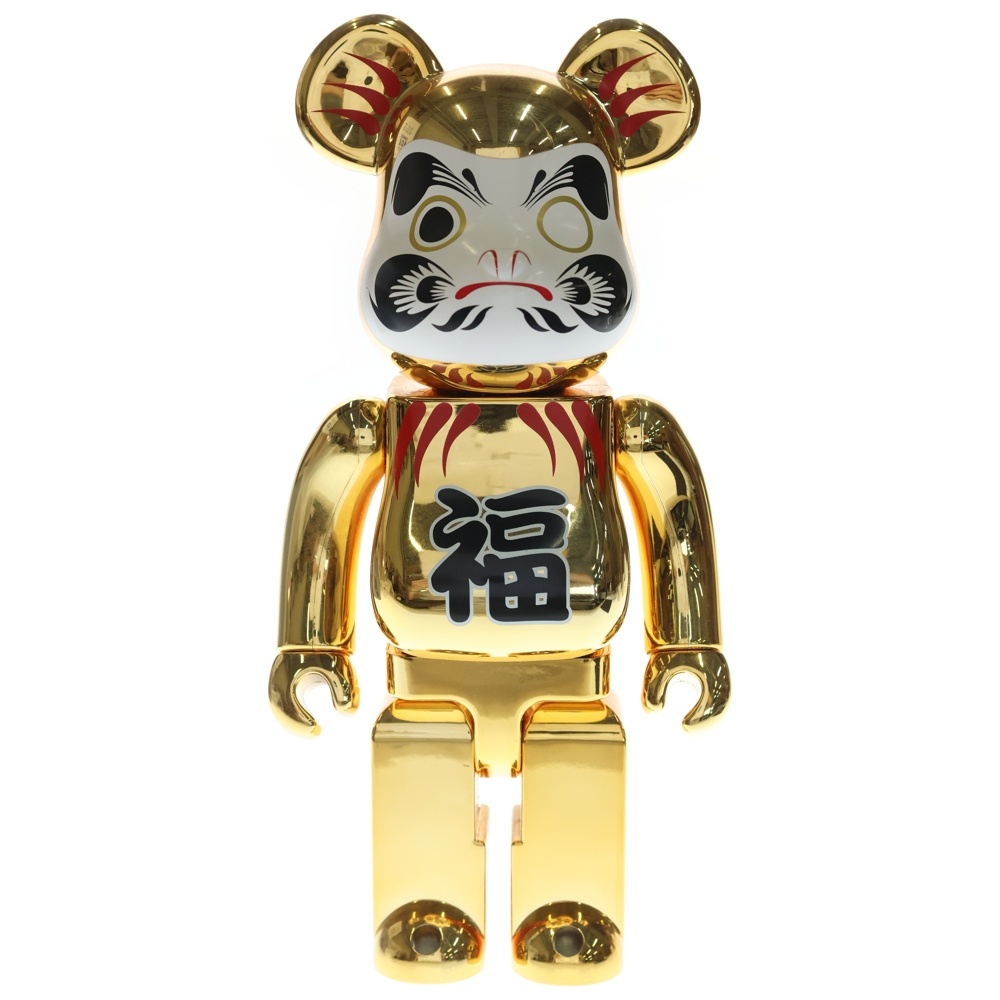 BE@RBRICK 400% 達磨 福達磨 ベアブリック ゴールド Aランク