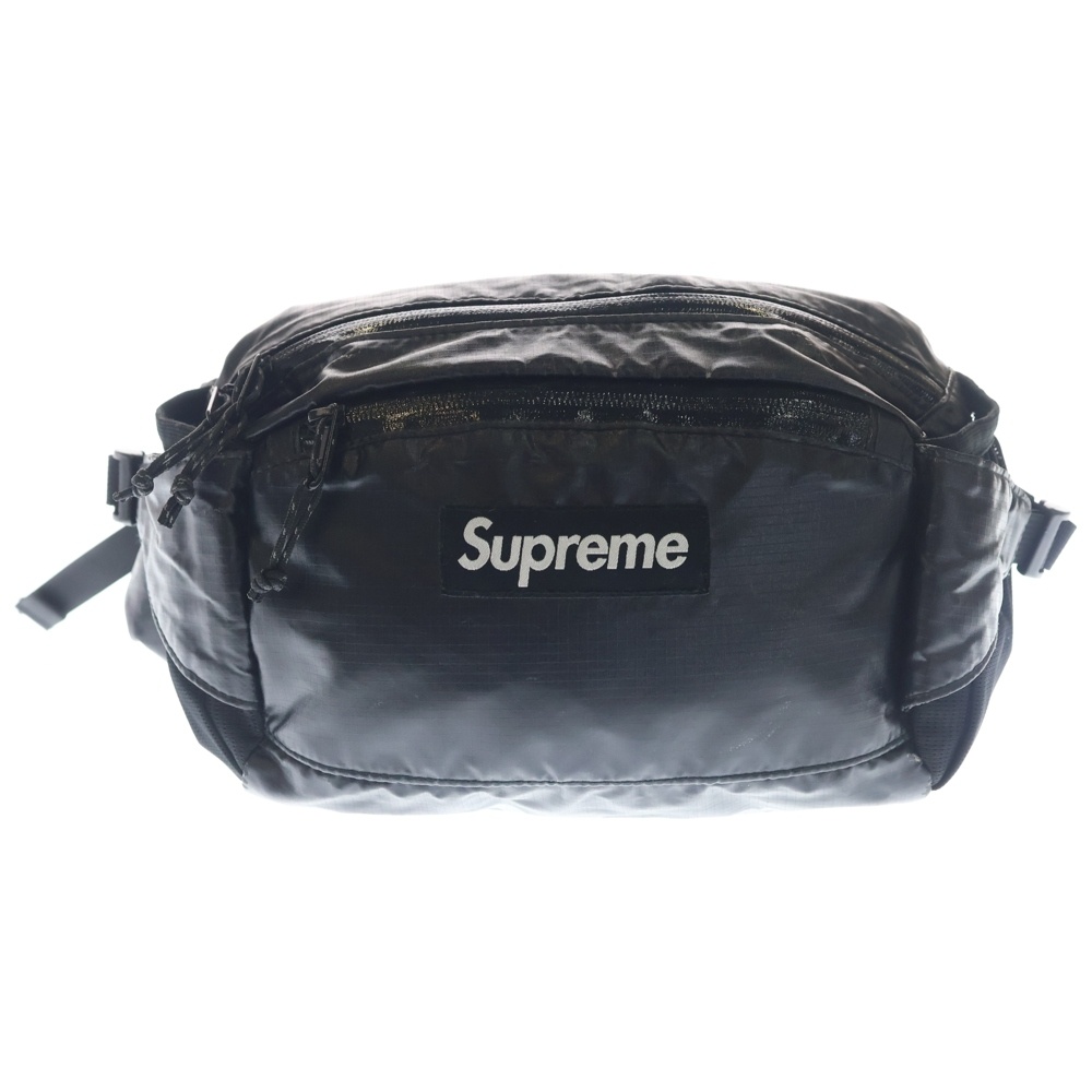 17AW Waist Bag ロゴデザイン ウエストバッグ ブラック Bランク