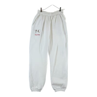 OGGER PANTS TCロゴ エンブレム付き スウェットパンツ TCNMPT0103 ホワイト Bランク