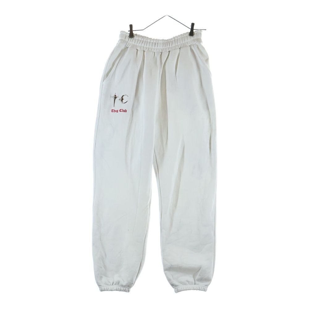 OGGER PANTS TCロゴ エンブレム付き スウェットパンツ TCNMPT0103 ホワイト Bランク