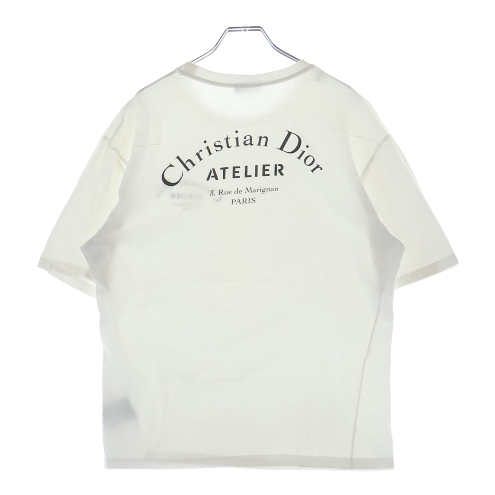 アトリエプリント 半袖Tシャツ カットソー ホワイト 863J621I2312 Aランク
