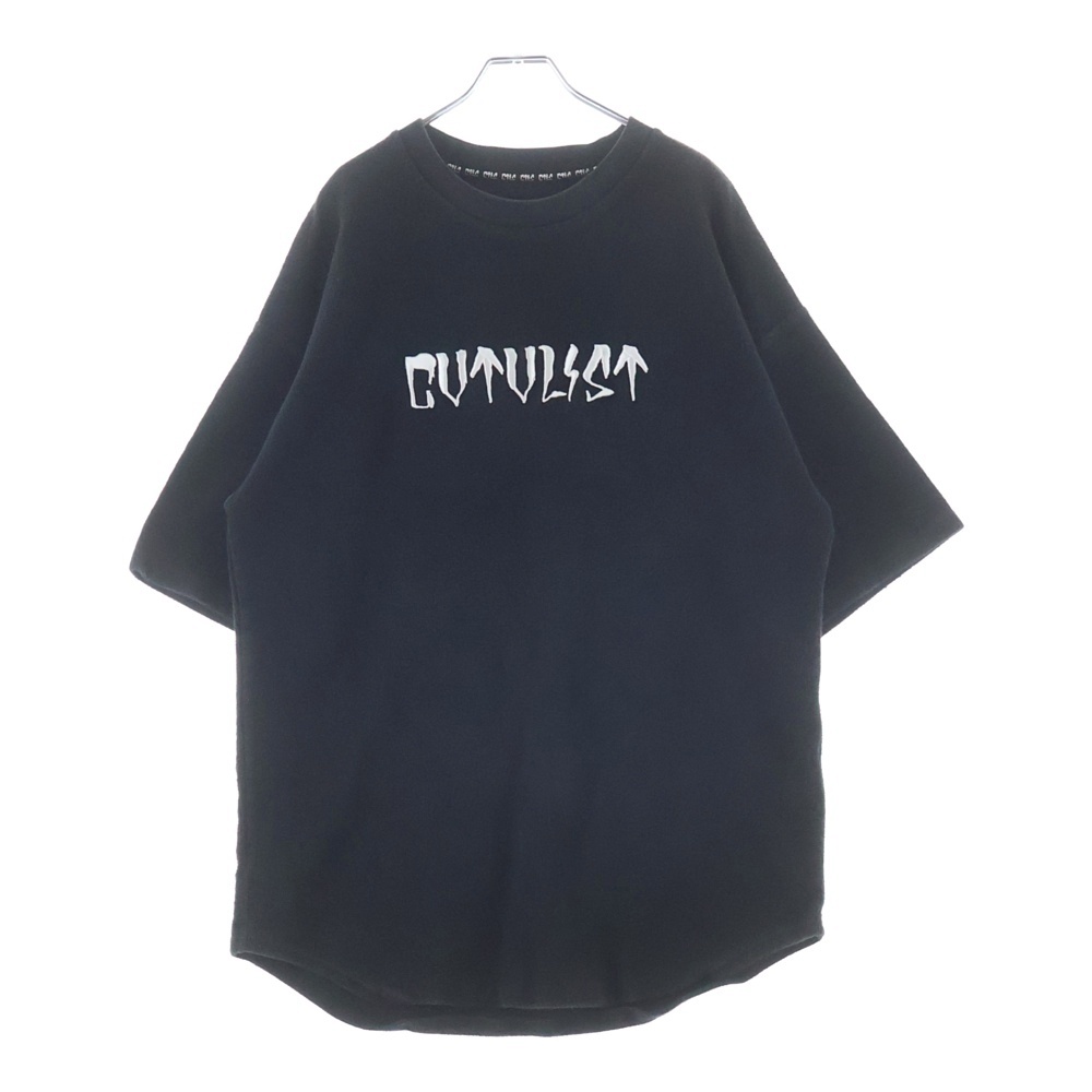 Inside Out Embroidered S/S Sweatshirts インサイドアウトエンブロイデッドショートスリーブスウェットシャツ ロゴ刺繍半袖スウェット 2401050301 ブラック Bランク