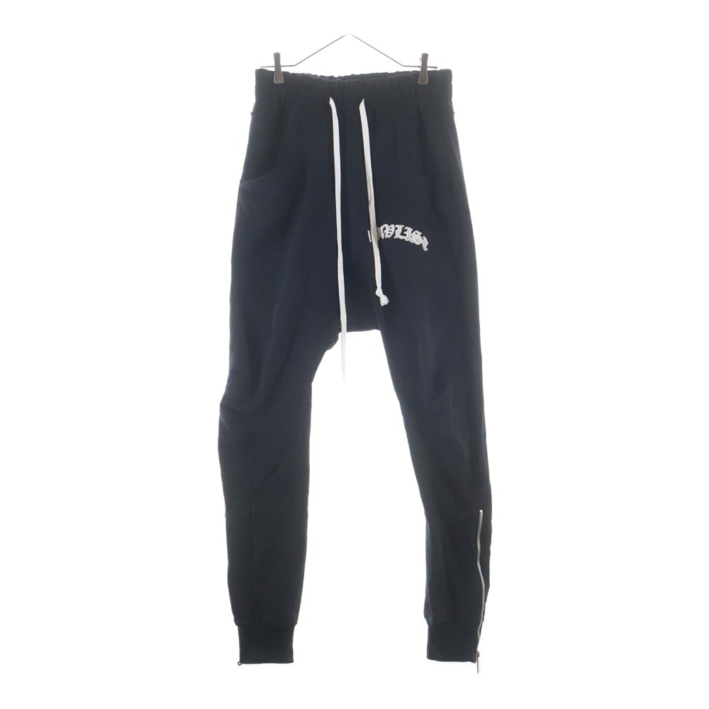 Vertical Logo Sweatpants バーティカルロゴスウェットパンツ ロゴ刺繍サルエルパンツ 2401010401 ブラック Bランク