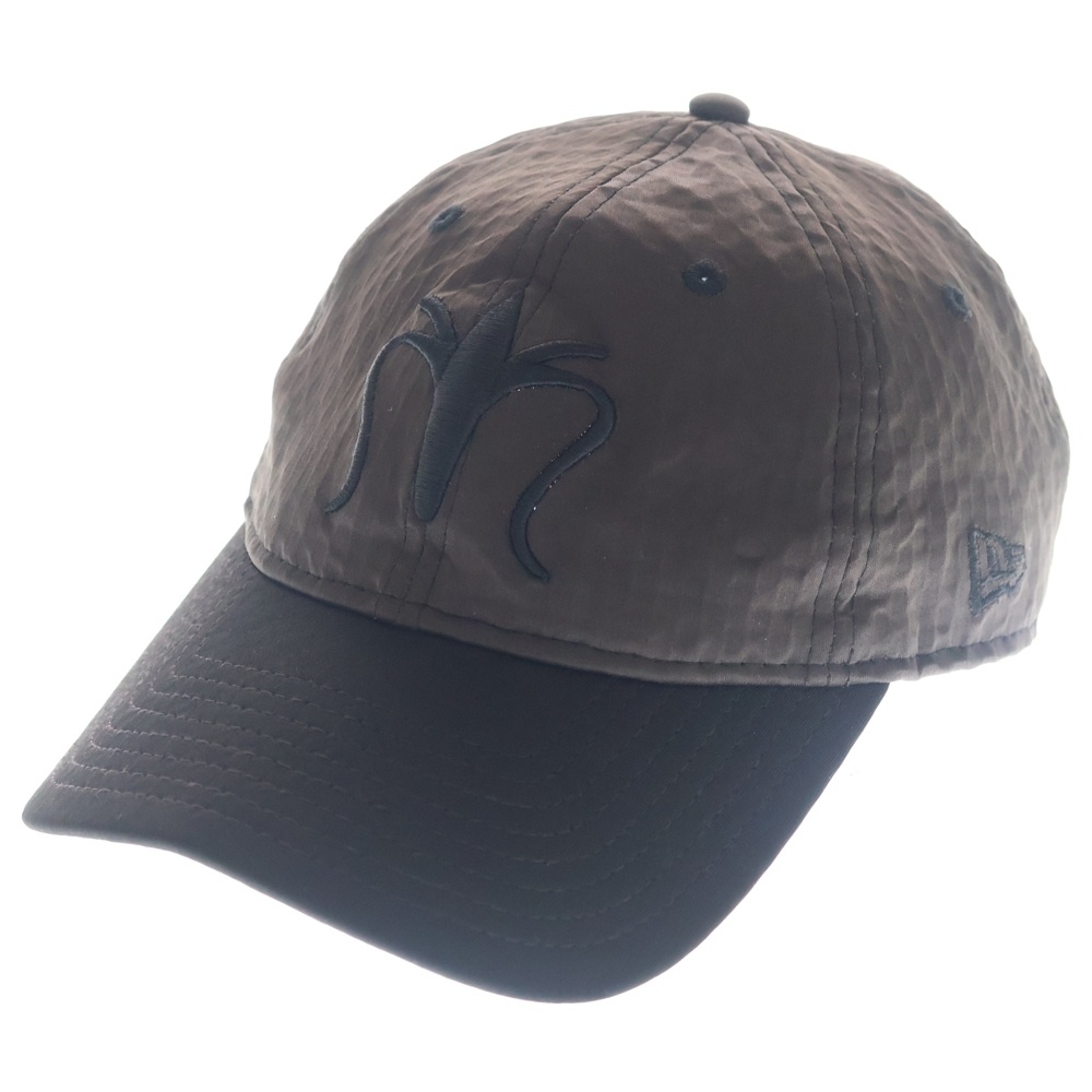 ×NEW ERA ニューエラ 刺繍デザイン キャップ 帽子 ブラウン Bランク