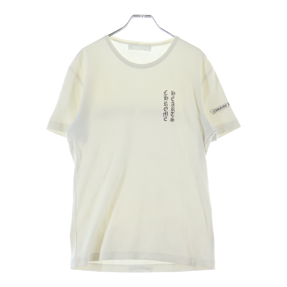 Thermal Tee バックプレート ロゴプリント サーマル半袖カットソー ホワイト Bランク