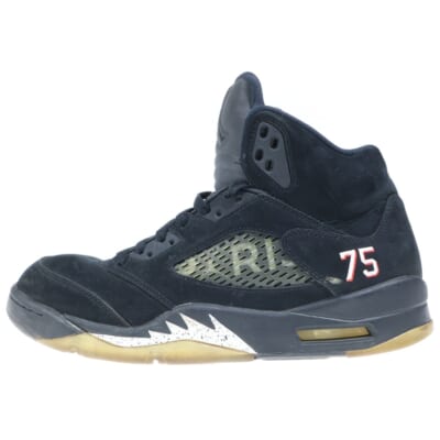 PARIS SAINT GERMAIN AIR JORDAN 5 RETRO BCFC パリ サンジェルマン エアー ジョーダン 5 レトロ ハイカットスニーカー ブラック US10/28cm AV9175-001 Bランク