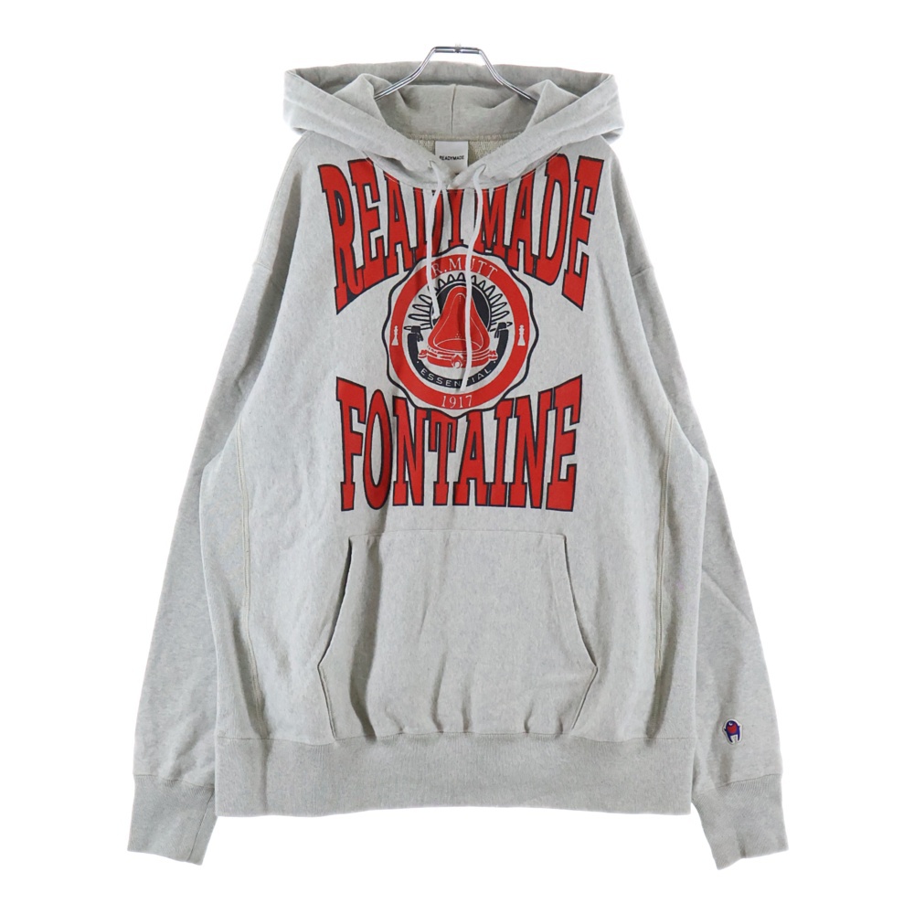 21AW R MUTT HOODIE アールマット プルオーバースウェットパーカー フーディ ブラック RE-CO-GR-00-00-195 Bランク