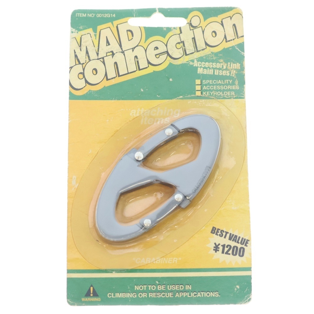 × MAD CONNECTION マッドコネクション カラビナ シルバー Sランク