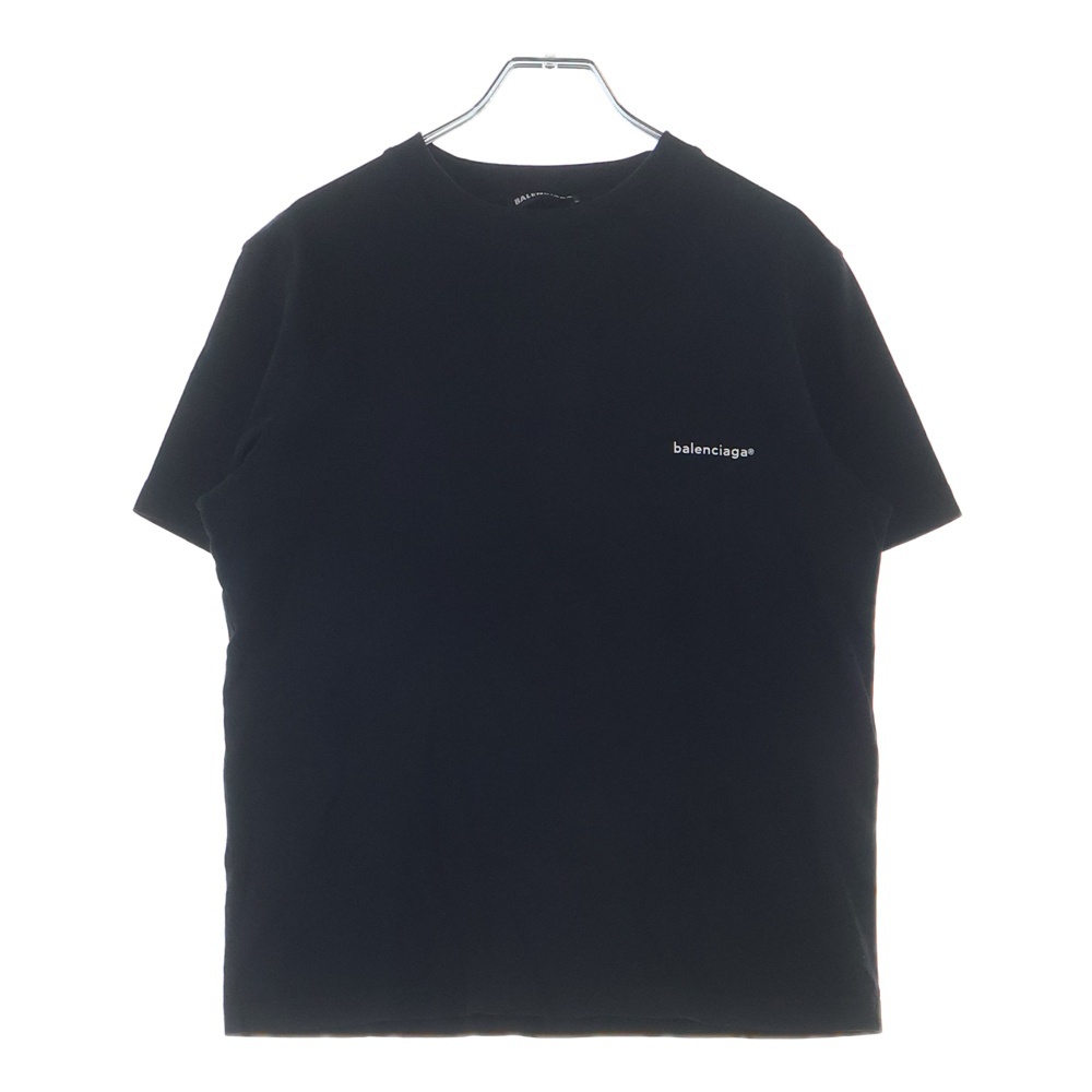 フロント スモールロゴプリント 半袖Tシャツ カットソー ブラック 2018 TYK52 Bランク