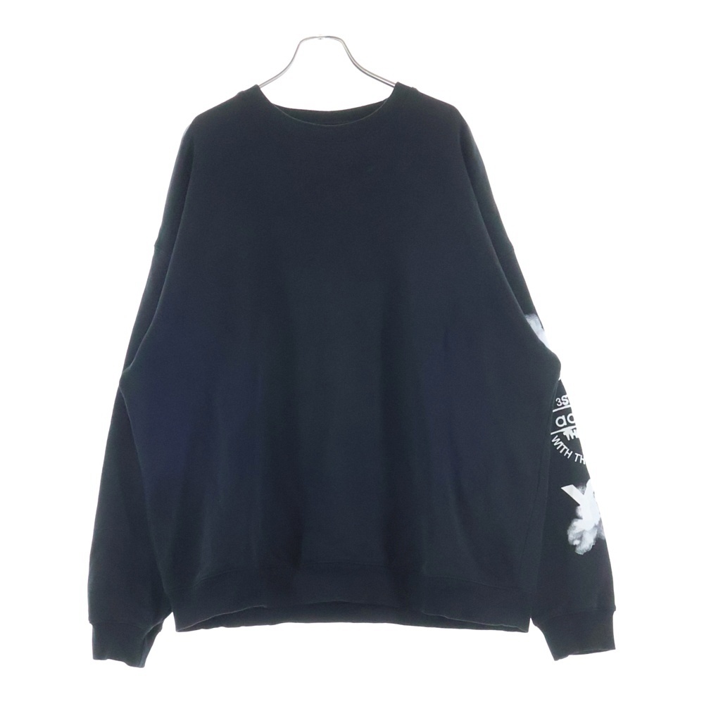 25AW GRAPHIC CREW SWEAT グラフィッククルースウェット トレーナー ブラック JX4749 Bランク