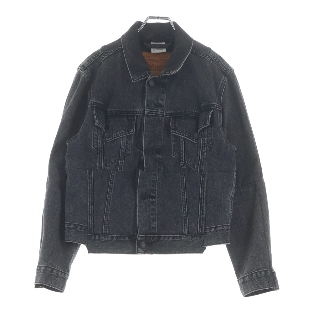 18SS ×Levi's リーバイス 再構築デニムジャケット Gジャン インディゴブラック WSS18JA17 Aランク