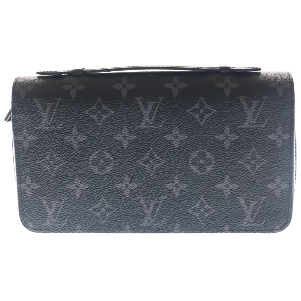 モノグラムエクリプス ジッピーXL ラウンドジップウォレット 長財布 ブラック M61698 Aランク