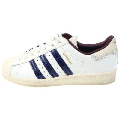 ×Wales Bonner Superstar JP7161 スーパースター ローカットスニーカー US9/27.0cm ホワイト Bランク