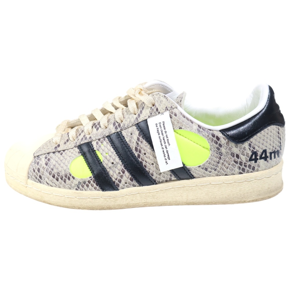 ×FACE Superstar 82 Clear Brown スーパースター ローカットスニーカー IG4124 US9.5/27.5cm ホワイト/ブラウン Bランク