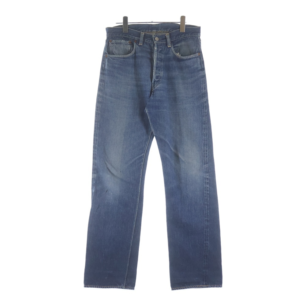 50s 501XX 47model BIG E ボタン裏16 片面タブ 通常R デニムパンツ インディゴ Bランク