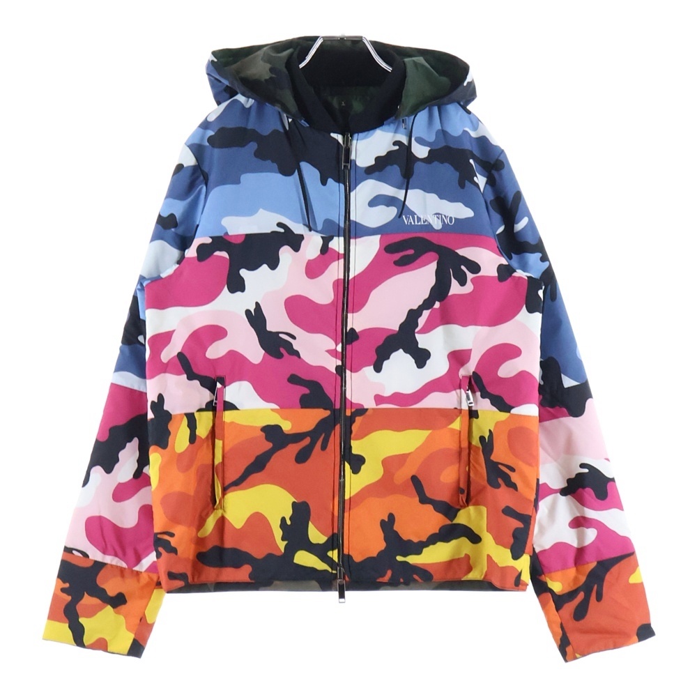 VALENTINO ヴァレンティノ エンボスロゴパーカー XV3MF18186M シルバー レディース VALENTINO - VALENTINO ヴァレンティノ エンボスロゴパーカー