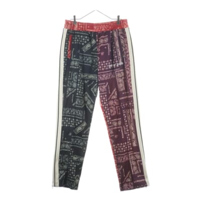 19AW Bandanna Track PANTS バンダナ柄 トラックパンツ ブラック/レッド PMCA023E19608002 Bランク