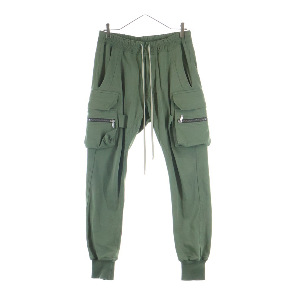23SS MASTODON CARGO コットン スウェットカーゴパンツ グリーン RU01C4396-BA Bランク