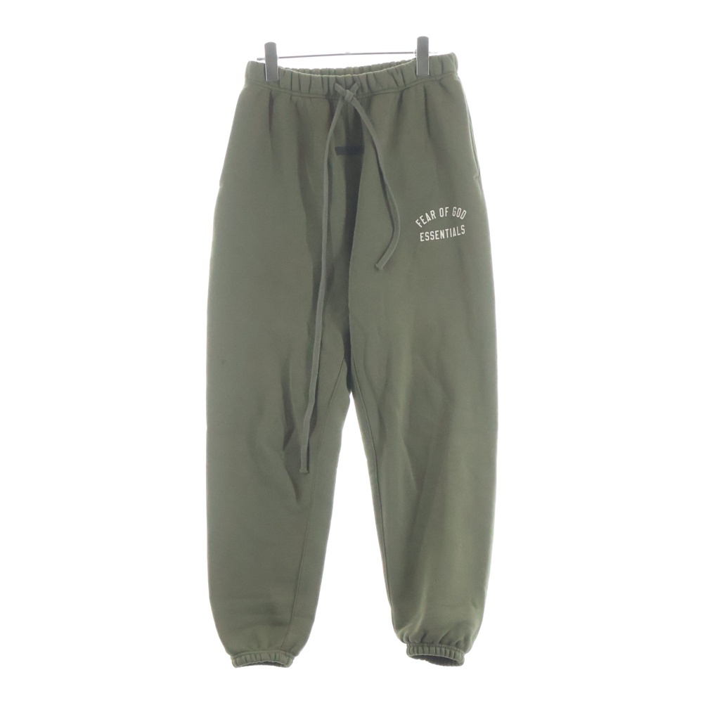 SWEAT PANT ブランドロゴ スウェットパンツ カーキ Bランク